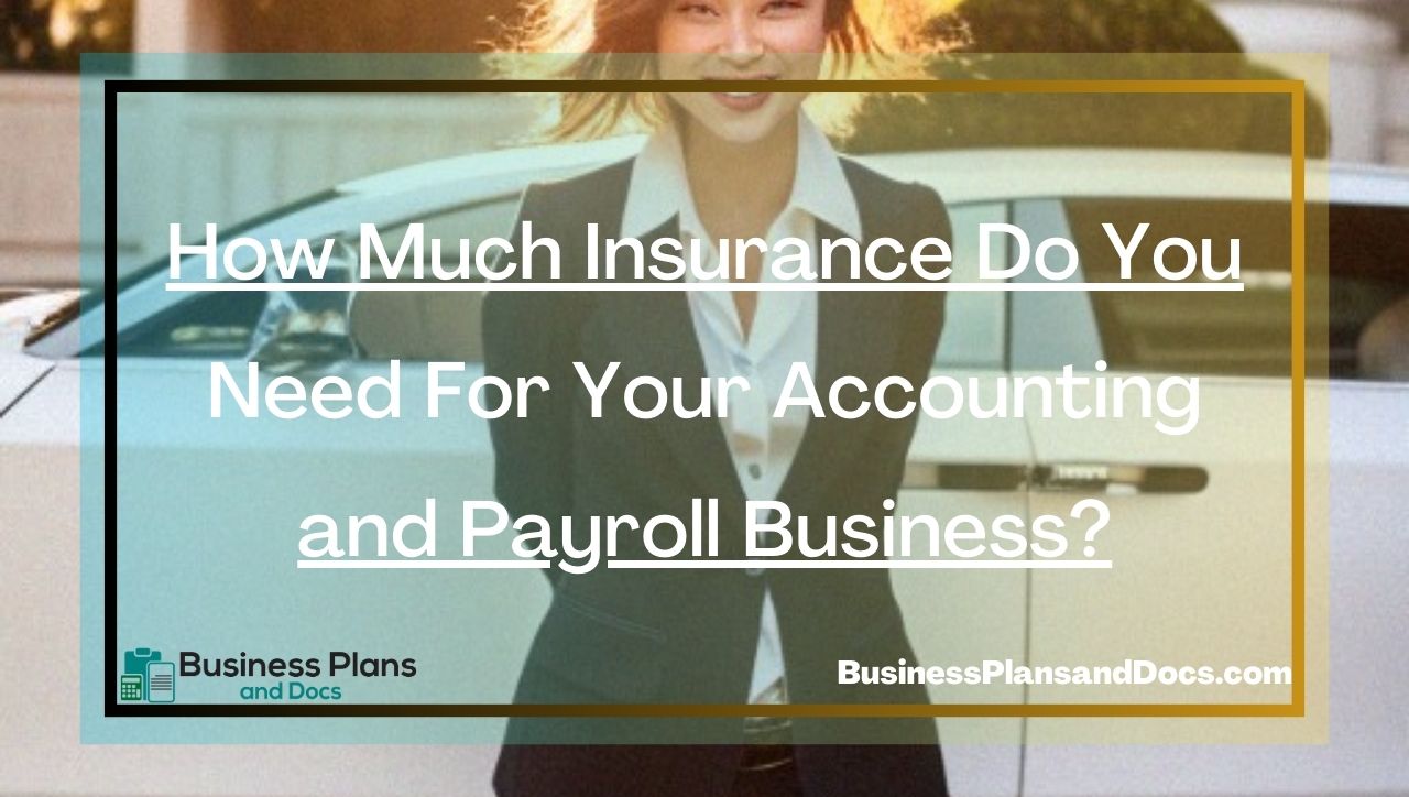 How Much Insurance Do You Need For Your Accounting and Payroll Business?