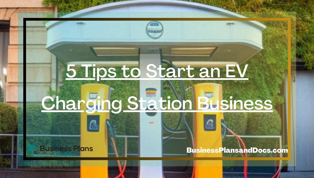 5 Tips to Start an EV Charging Station Business