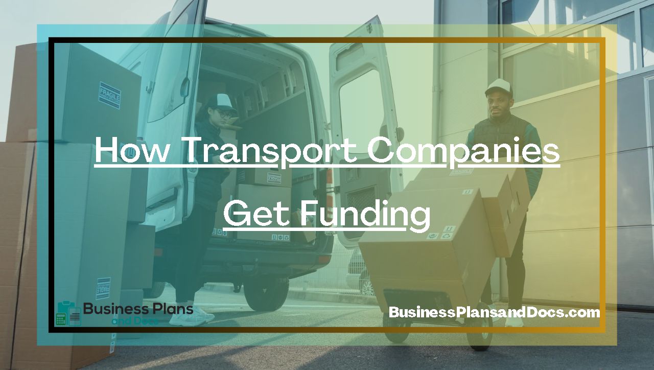 How Transport Companies Get Funding